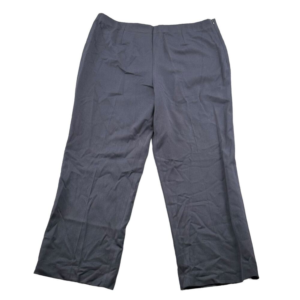 Pendleton‎ Pants Womens 14 Navy Straight Crop Dress Slacks Stretch Office Work